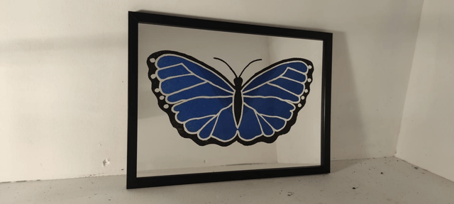 Papillon bleu